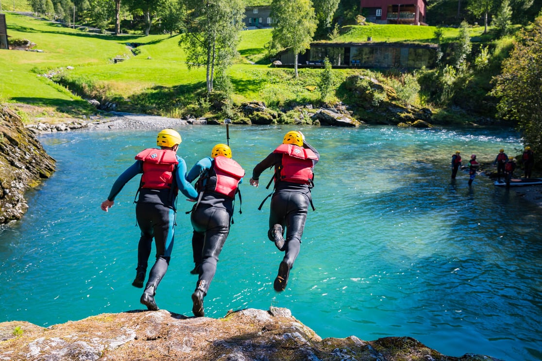 Canyoning in Valldal © Valldal Naturopplevingar