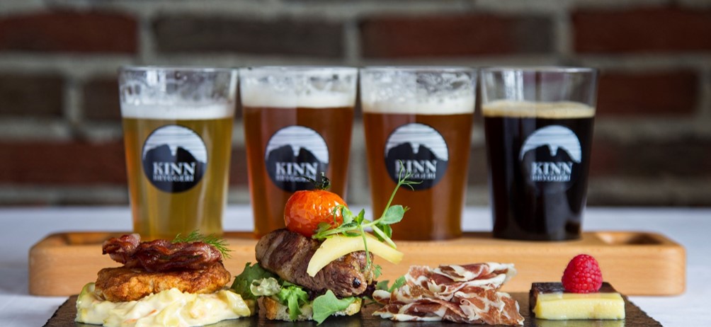 Food & Beer © Kinn Brewery