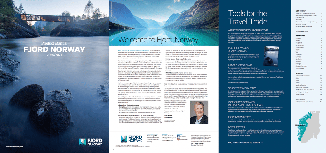 Product Manual Fjord Norway 2020-21